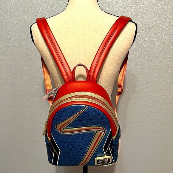 NEW Disney Ms. Marvel loungerfly mini backpack main image 3